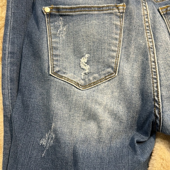 Judy blue leopard patch jeans - Picture 6 of 9